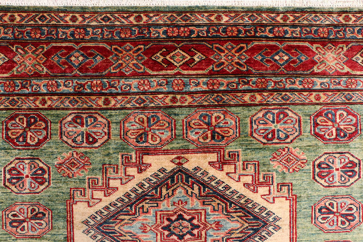 Olivedrab Kazak 4' 11 x 6' 8 - No. 47954 - ALRUG Rug Store
