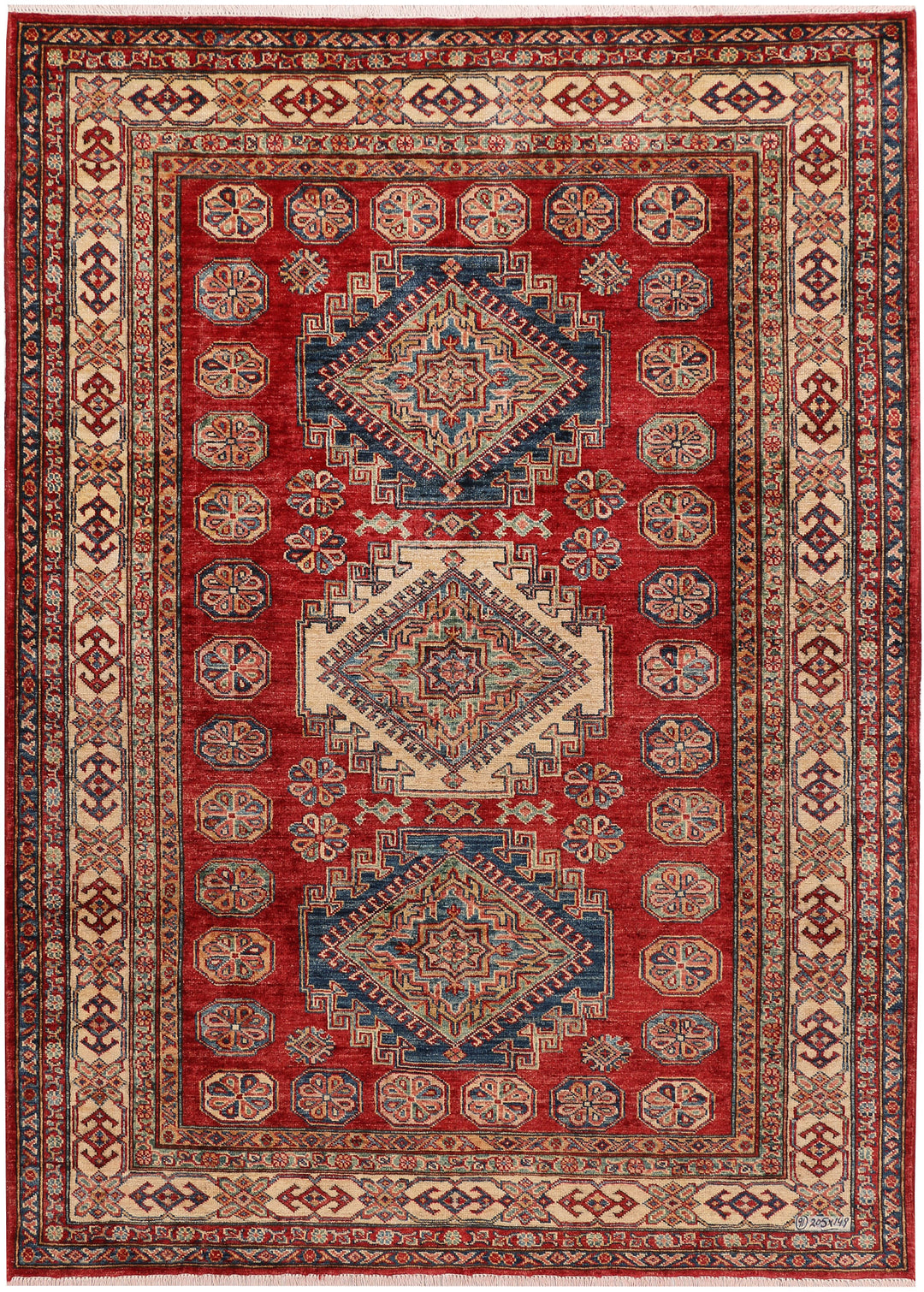 Dark Red Kazak 4' 11 x 6' 9 - No. 47955 - ALRUG Rug Store