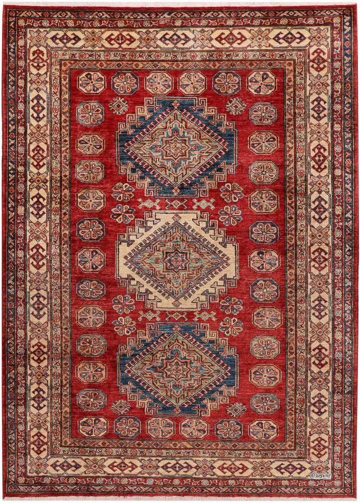 Dark Red Kazak 4' 11 x 6' 9 - No. 47955 - ALRUG Rug Store