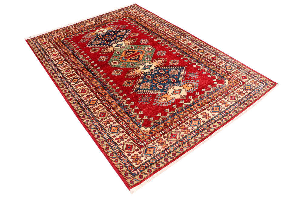 Firebrick Kazak 4' 9 x 6' 10 - No. 47956 - ALRUG Rug Store