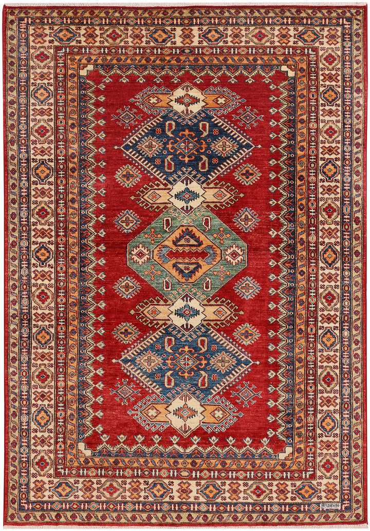 Firebrick Kazak 4' 9 x 6' 10 - No. 47956 - ALRUG Rug Store