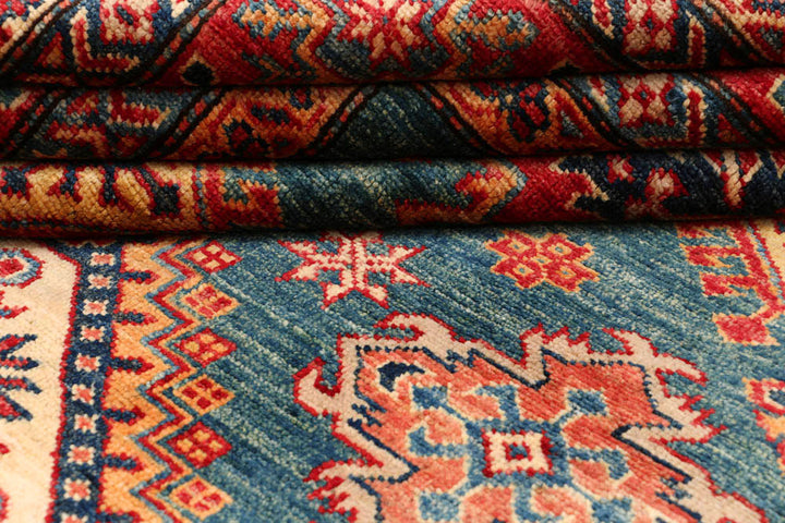 Cadet Blue Kazak 4' 10 x 7' 1 - No. 47957 - ALRUG Rug Store