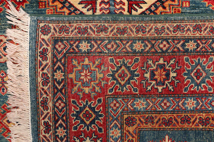 Cadet Blue Kazak 4' 10 x 7' 1 - No. 47957 - ALRUG Rug Store