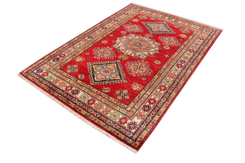 Firebrick Kazak 4' 9 x 6' 11 - No. 47958 - ALRUG Rug Store