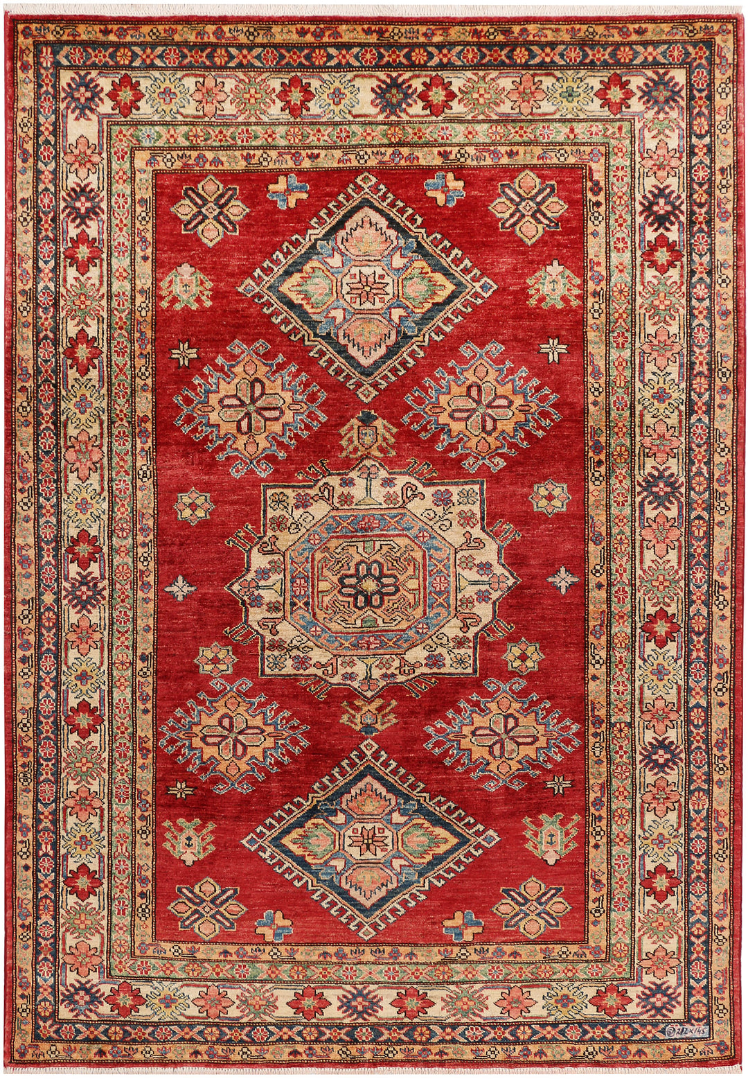 Firebrick Kazak 4' 9 x 6' 11 - No. 47958 - ALRUG Rug Store