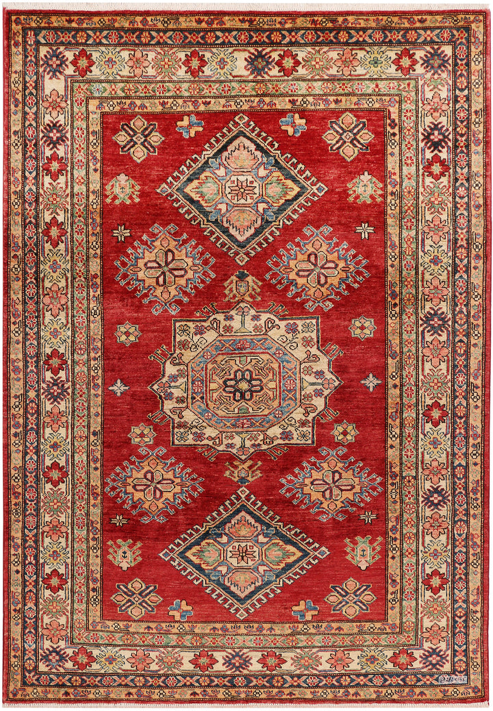 Firebrick Kazak 4' 9 x 6' 11 - No. 47958 - ALRUG Rug Store