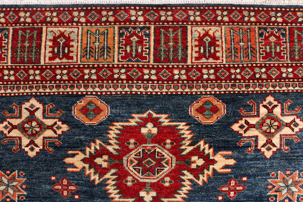 Dark Slate Grey Kazak 4' 11 x 7' 3 - No. 47960 - ALRUG Rug Store