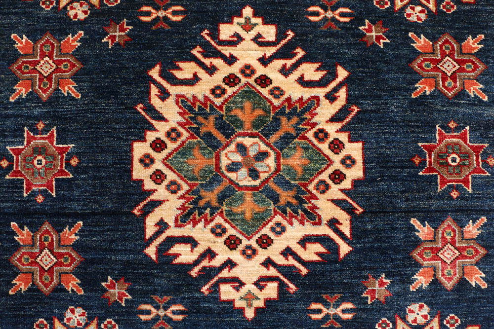 Dark Slate Grey Kazak 4' 11 x 7' 3 - No. 47960 - ALRUG Rug Store