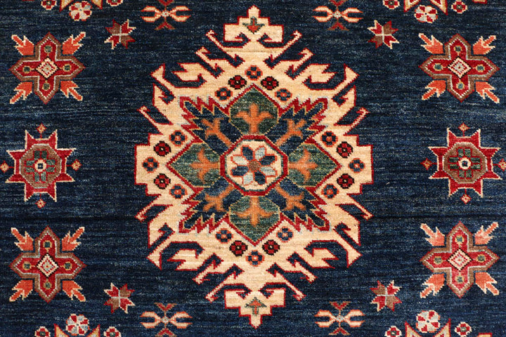 Dark Slate Grey Kazak 4' 11 x 7' 3 - No. 47960 - ALRUG Rug Store
