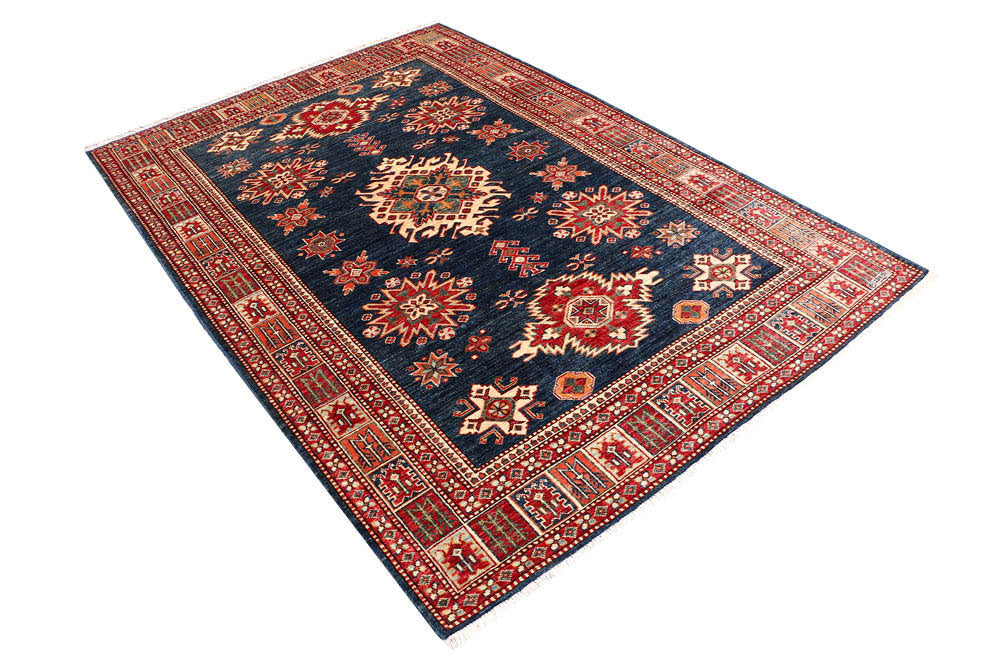 Dark Slate Grey Kazak 4' 11 x 7' 3 - No. 47960 - ALRUG Rug Store