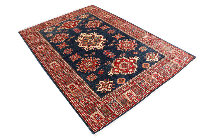 Dark Slate Grey Kazak 4' 11 x 7' 3 - No. 47960 - ALRUG Rug Store