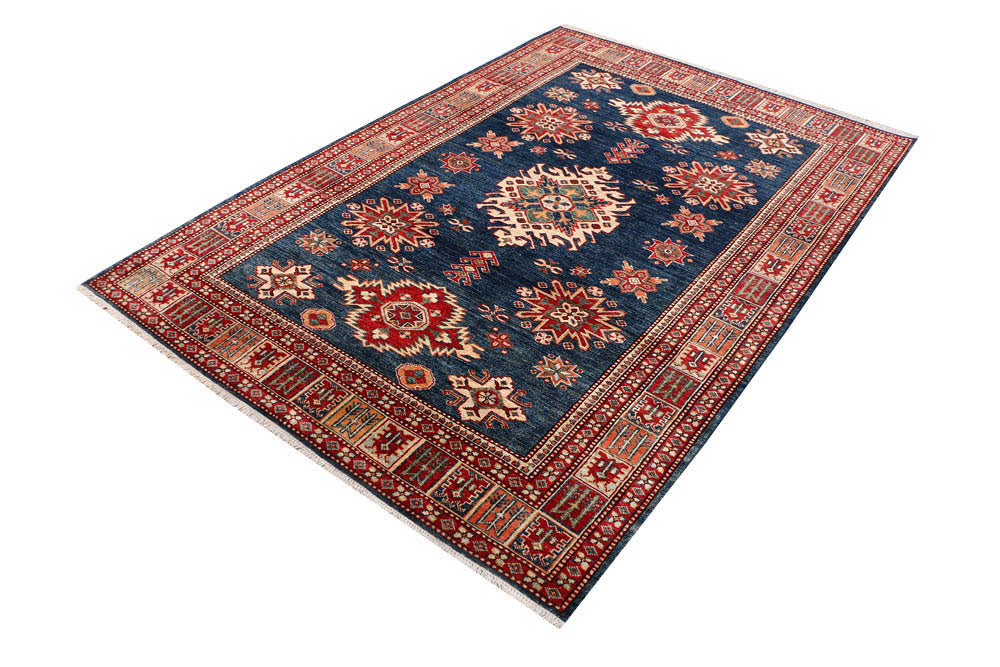 Dark Slate Grey Kazak 4' 11 x 7' 3 - No. 47960 - ALRUG Rug Store