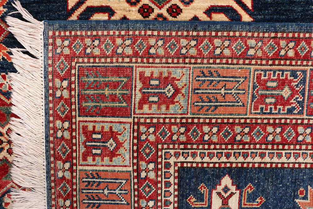 Dark Slate Grey Kazak 4' 11 x 7' 3 - No. 47960 - ALRUG Rug Store