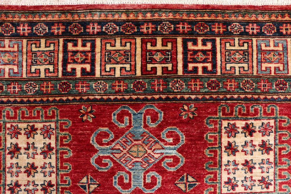 Firebrick Kazak 4' 7 x 7' - No. 47962 - ALRUG Rug Store