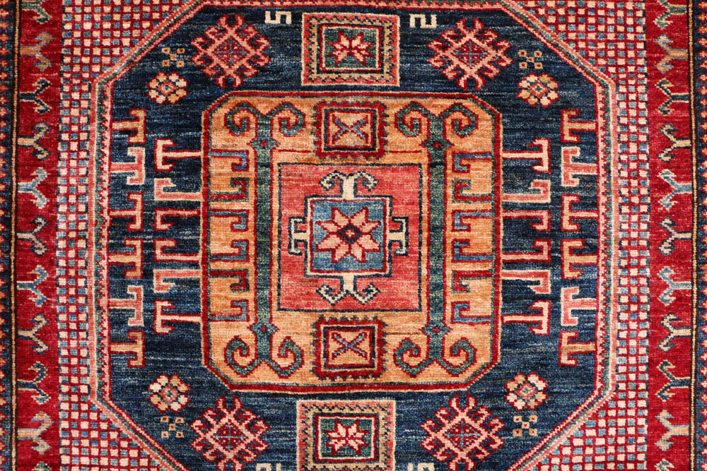 Firebrick Kazak 4' 7 x 7' - No. 47962 - ALRUG Rug Store