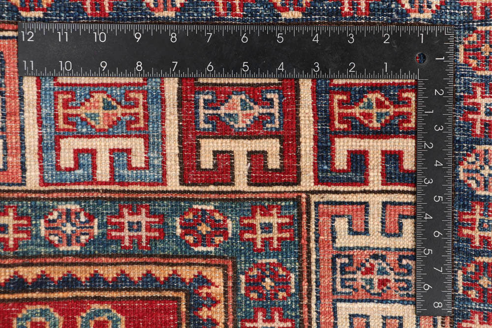 Firebrick Kazak 4' 7 x 7' - No. 47962 - ALRUG Rug Store