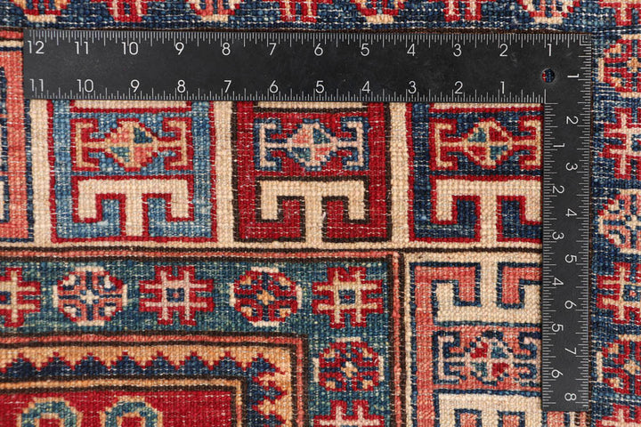 Firebrick Kazak 4' 7 x 7' - No. 47962 - ALRUG Rug Store