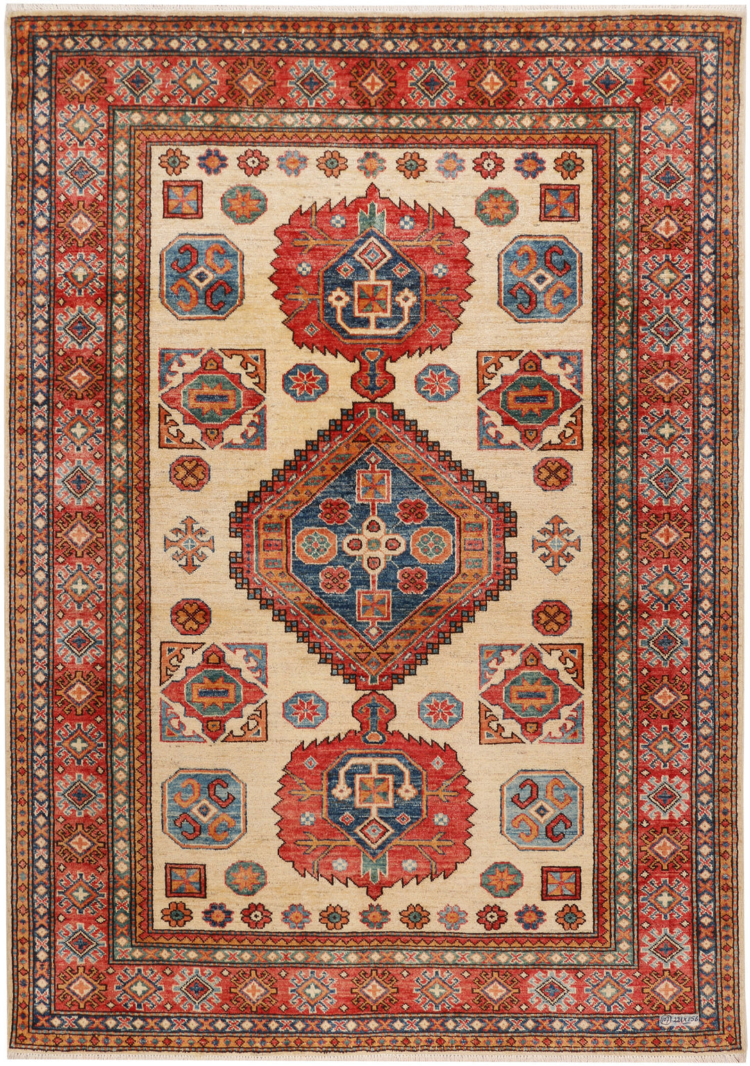 Wheat Kazak 5' 1 x 7' 3 - No. 47963 - ALRUG Rug Store