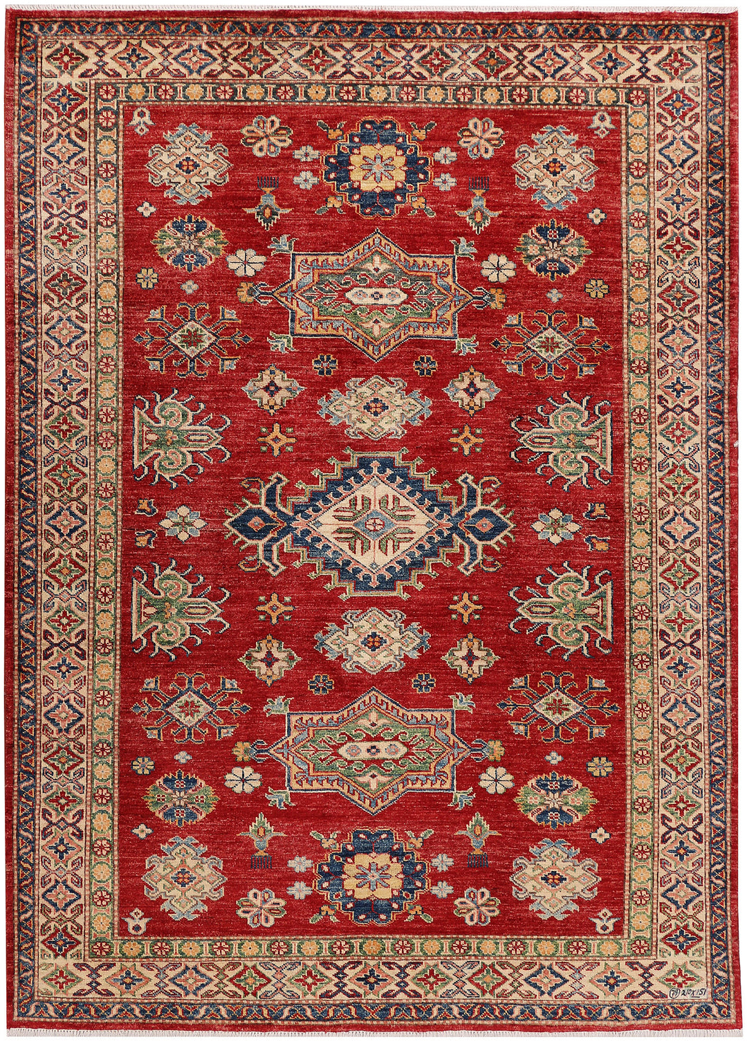 Firebrick Kazak 4' 11 x 6' 11 - No. 47969 - ALRUG Rug Store