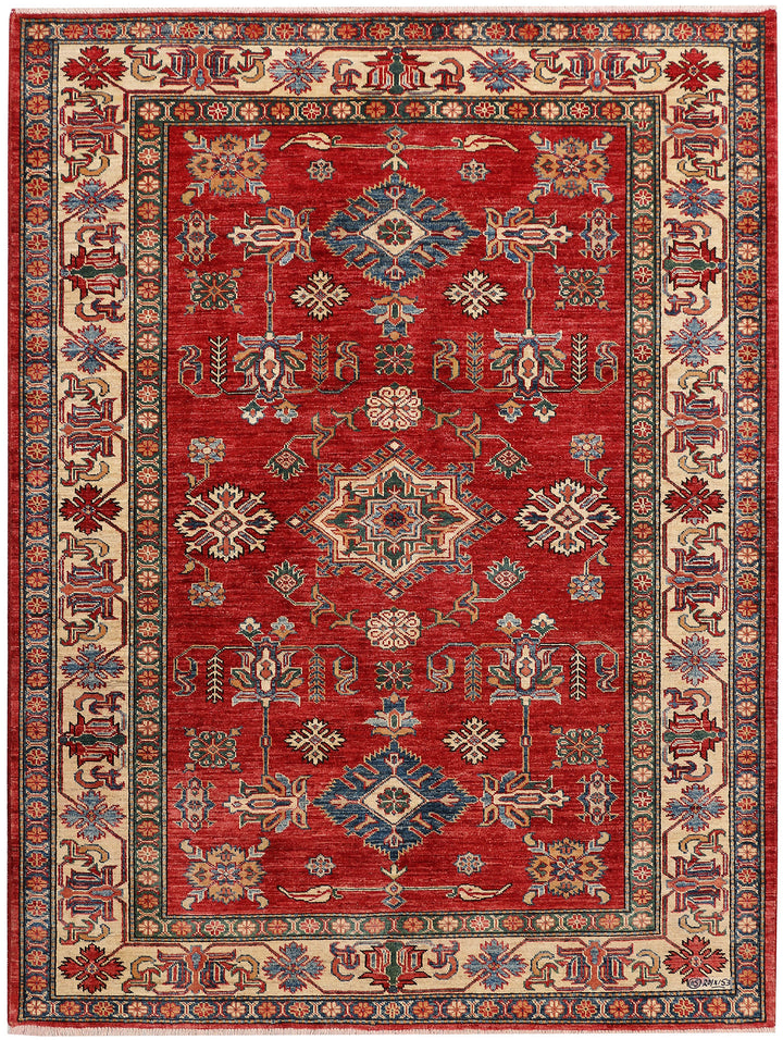 Firebrick Kazak 5' x 6' 7 - No. 47971 - ALRUG Rug Store
