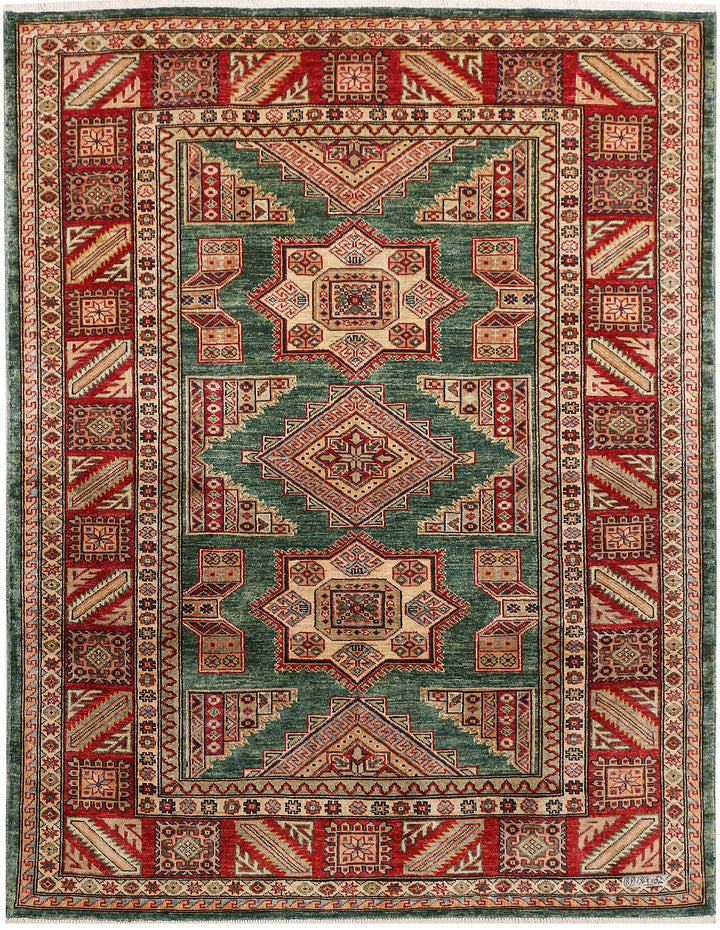 Sea Green Kazak 5' x 6' 5 - No. 47973 - ALRUG Rug Store