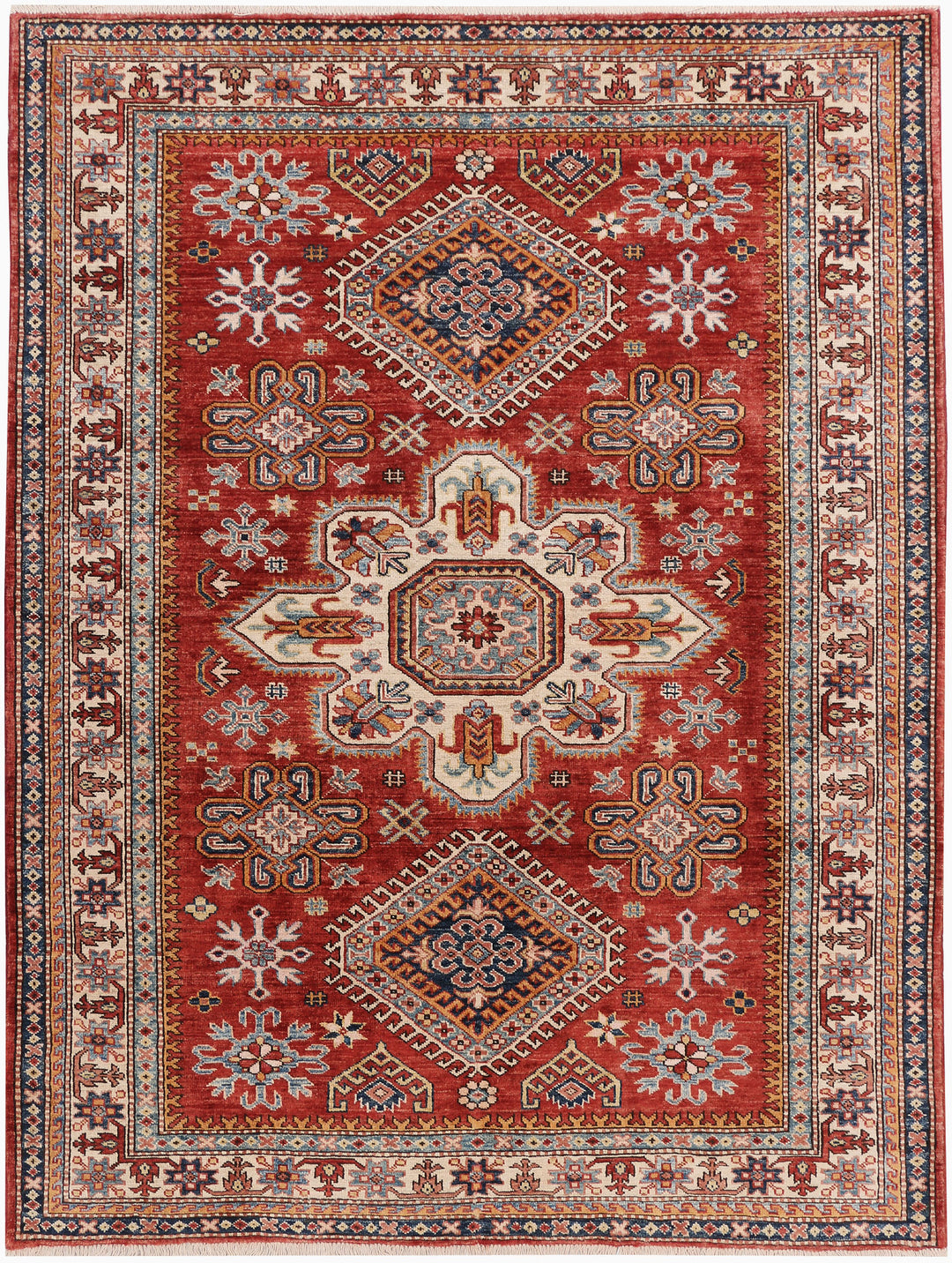 Brown Kazak 5' x 6' 6 - No. 47977 - ALRUG Rug Store