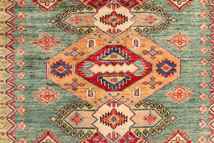 Olivedrab Kazak 5' x 6' 10 - No. 47978 - ALRUG Rug Store
