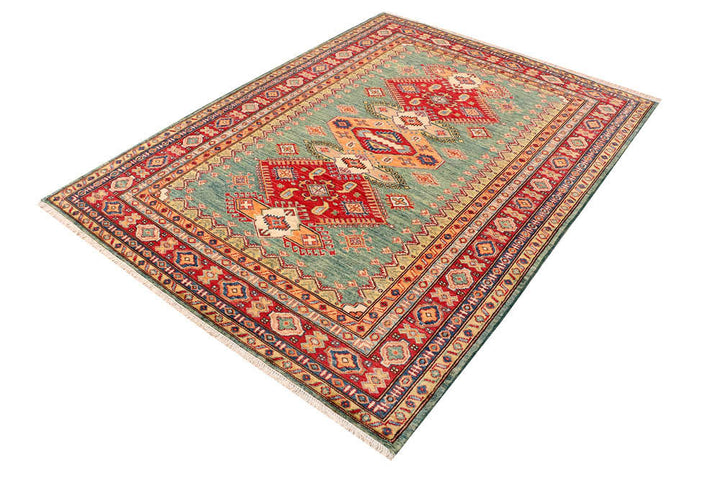 Olivedrab Kazak 5' x 6' 10 - No. 47978 - ALRUG Rug Store