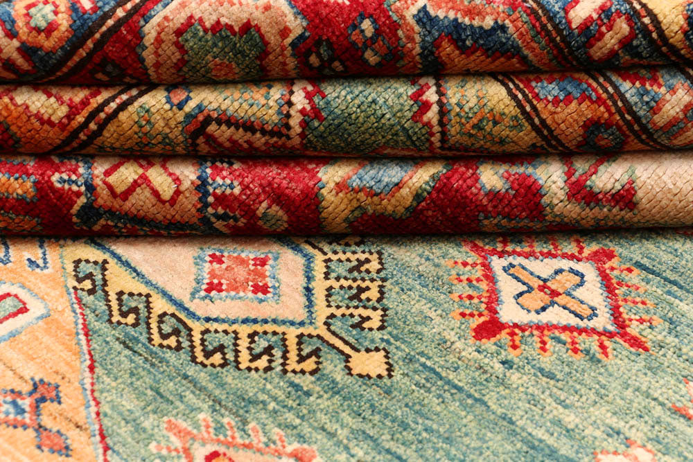 Olivedrab Kazak 5' x 6' 10 - No. 47978 - ALRUG Rug Store