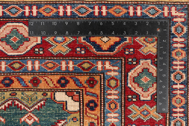 Olivedrab Kazak 5' x 6' 10 - No. 47978 - ALRUG Rug Store