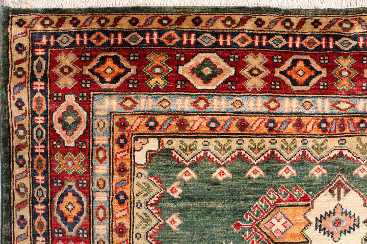 Dark Olive Green Kazak 4' 9 x 7' 1 - No. 47981 - ALRUG Rug Store