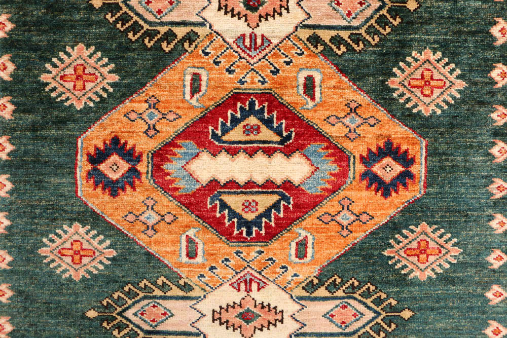Dark Olive Green Kazak 4' 9 x 7' 1 - No. 47981 - ALRUG Rug Store