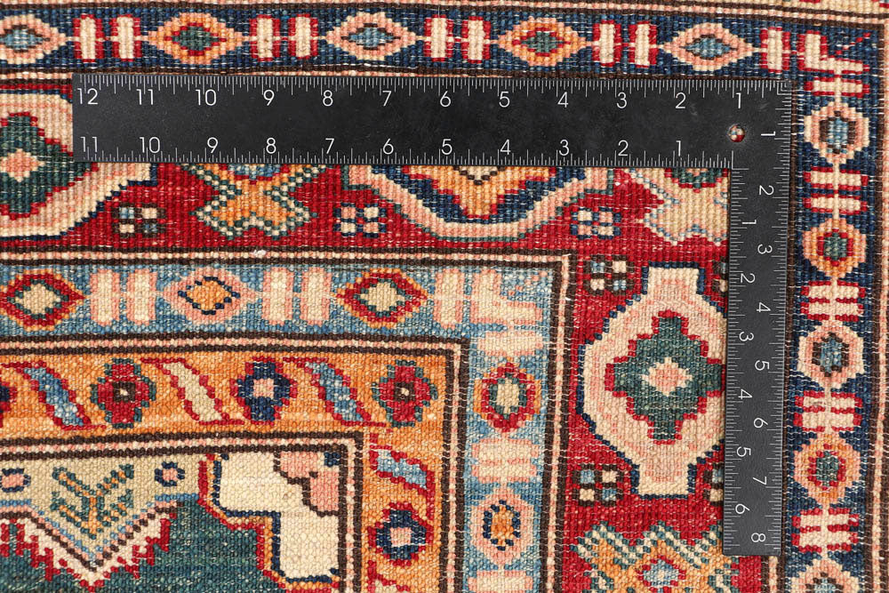 Dark Olive Green Kazak 4' 9 x 7' 1 - No. 47981 - ALRUG Rug Store