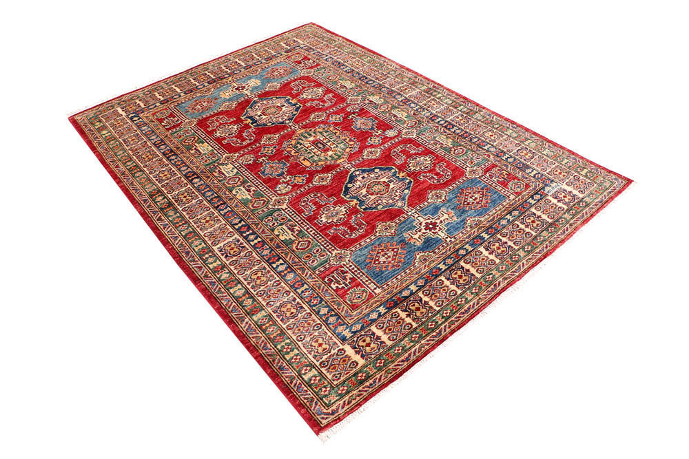 Dark Red Kazak 4' 9 x 6' 6 - No. 47982 - ALRUG Rug Store