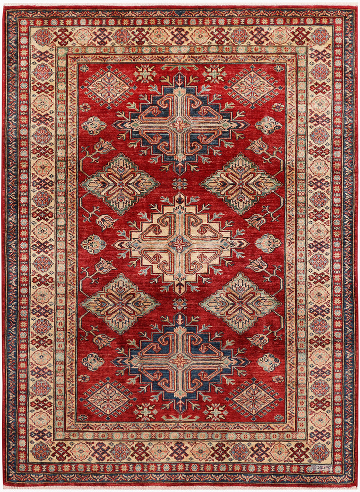 Firebrick Kazak 4' 11 x 6' 8 - No. 47984 - ALRUG Rug Store