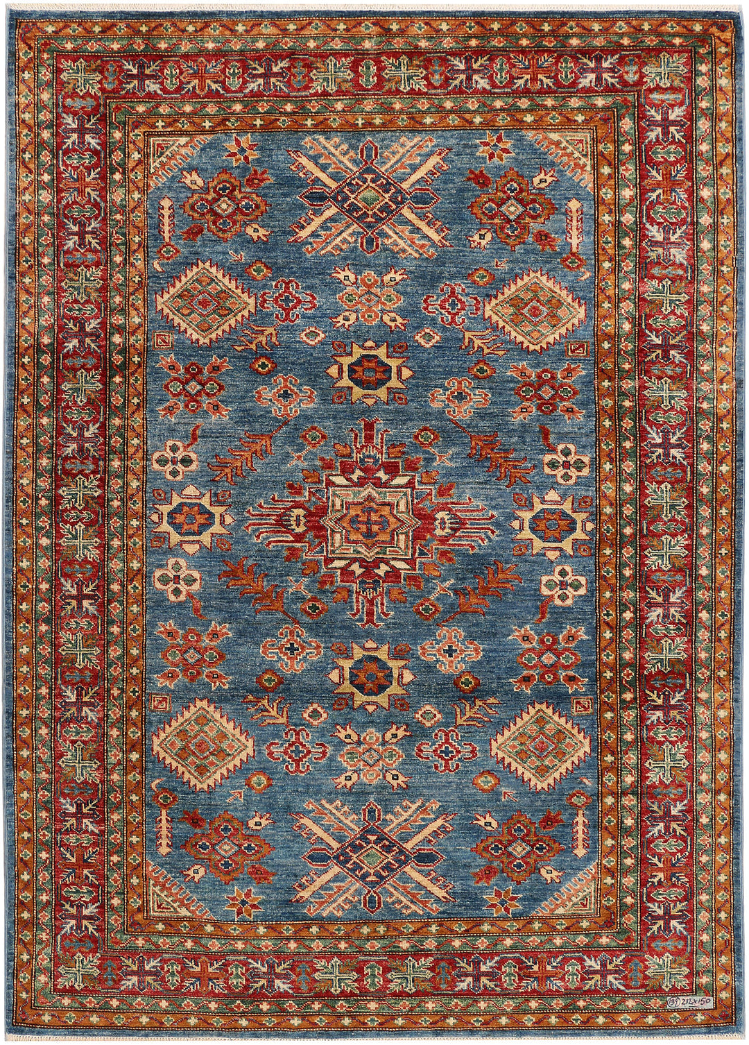 Steel Blue Kazak 4' 11 x 6' 11 - No. 47985 - ALRUG Rug Store