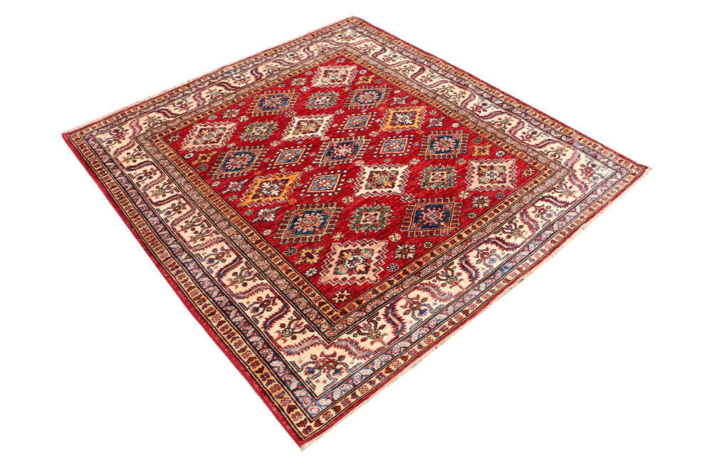 Firebrick Kazak 5' x 5' 5 - No. 47989 - ALRUG Rug Store