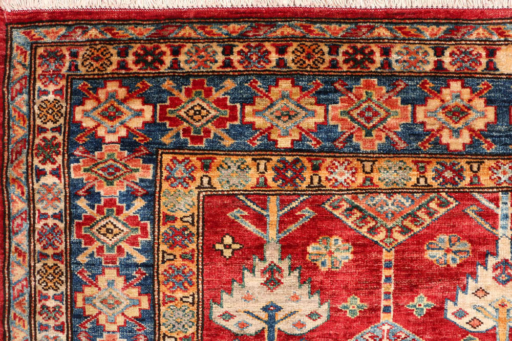 Firebrick Kazak 4' 9 x 4' 11 - No. 47992 - ALRUG Rug Store