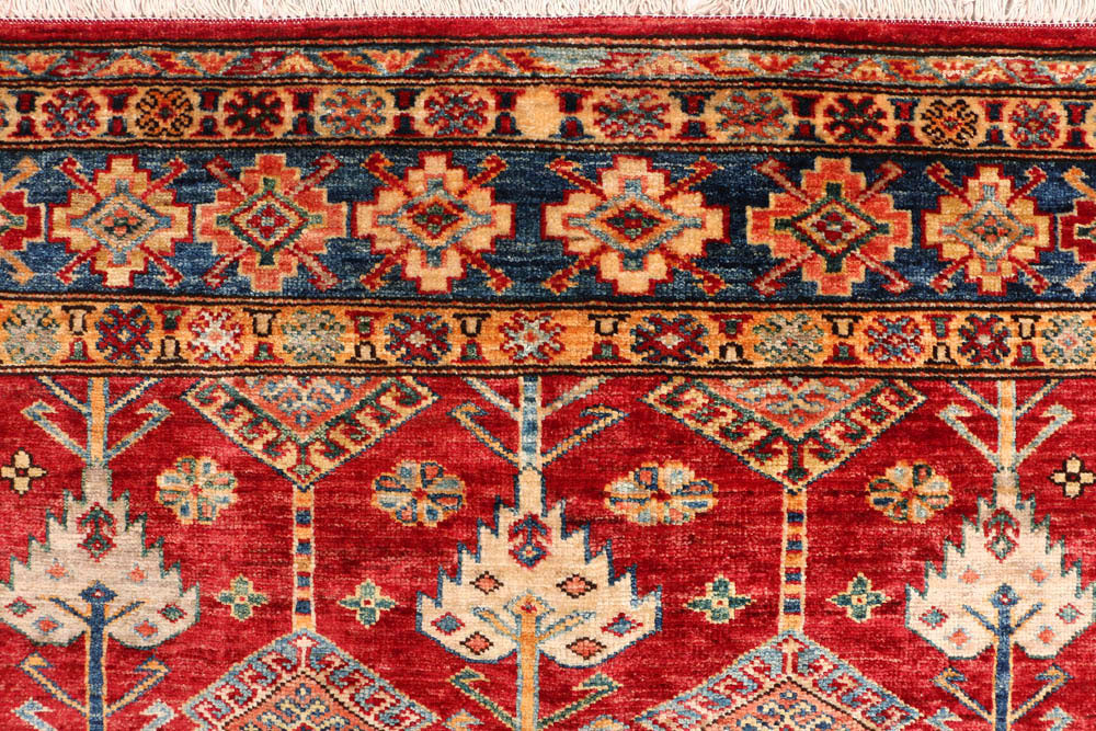 Firebrick Kazak 4' 9 x 4' 11 - No. 47992 - ALRUG Rug Store