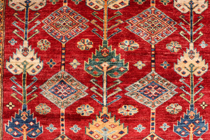 Firebrick Kazak 4' 9 x 4' 11 - No. 47992 - ALRUG Rug Store