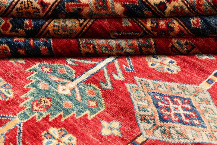 Firebrick Kazak 4' 9 x 4' 11 - No. 47992 - ALRUG Rug Store