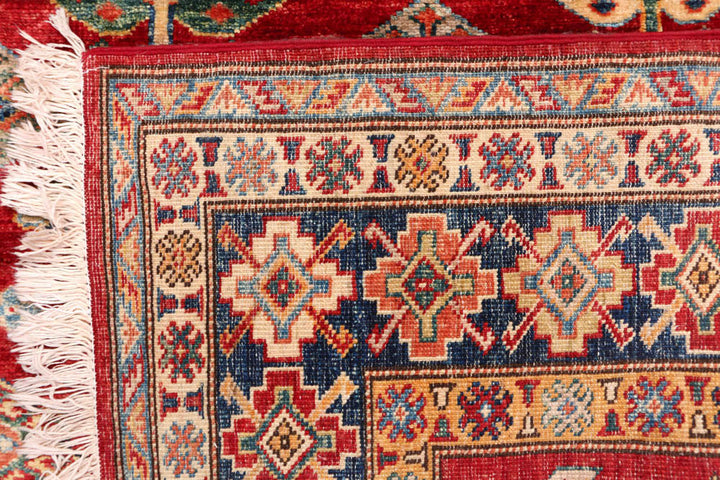 Firebrick Kazak 4' 9 x 4' 11 - No. 47992 - ALRUG Rug Store