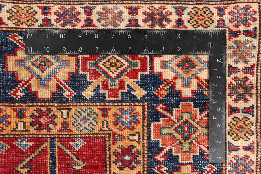 Firebrick Kazak 4' 9 x 4' 11 - No. 47992 - ALRUG Rug Store
