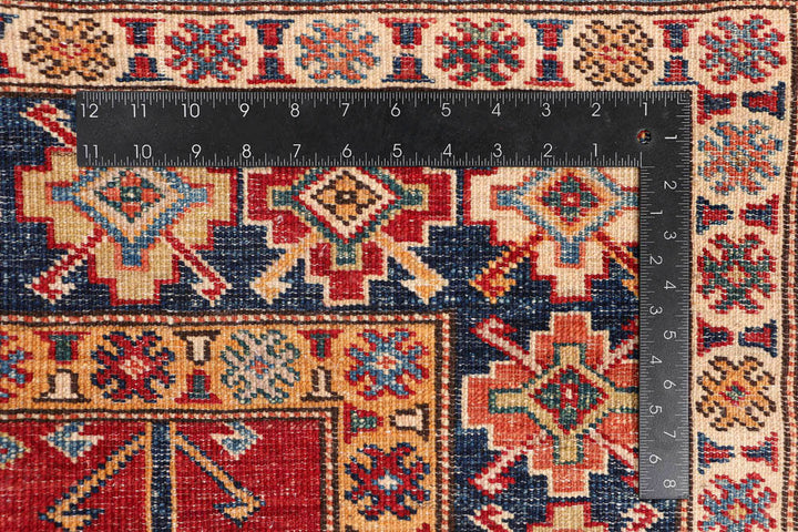 Firebrick Kazak 4' 9 x 4' 11 - No. 47992 - ALRUG Rug Store