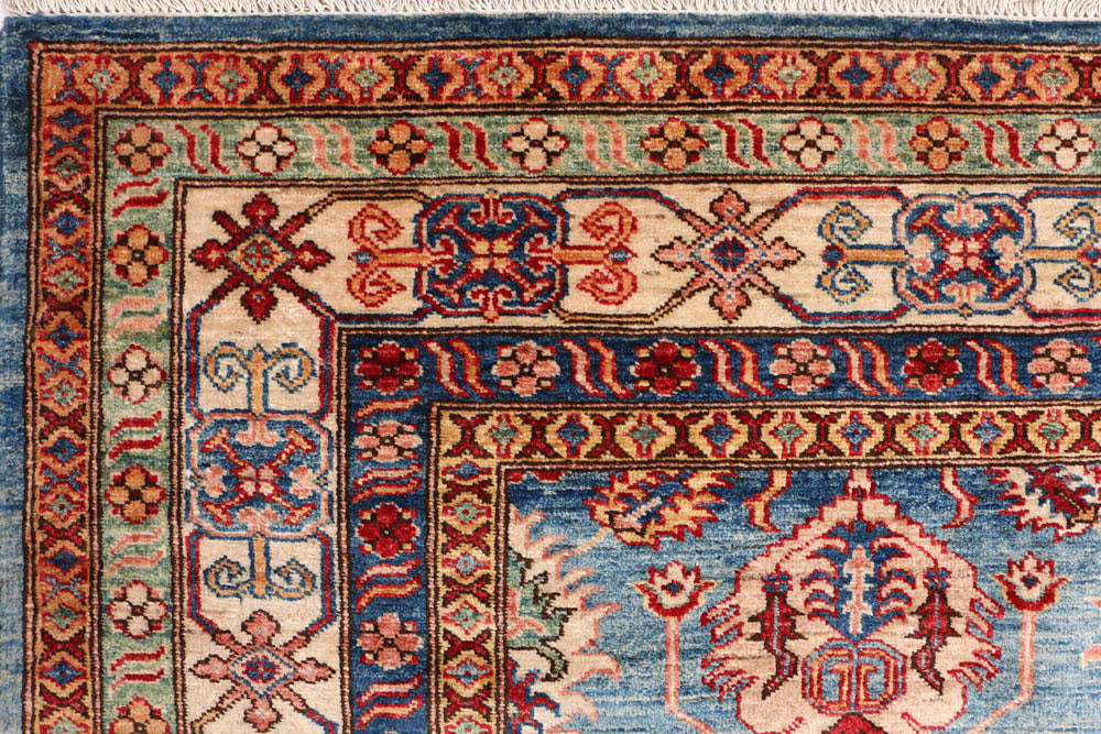 Steel Blue Kazak 6' x 8' 1 - No. 47996 - ALRUG Rug Store