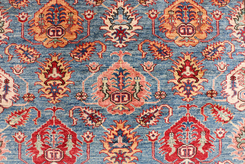 Steel Blue Kazak 6' x 8' 1 - No. 47996 - ALRUG Rug Store