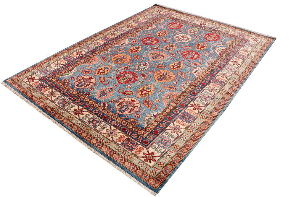 Steel Blue Kazak 6' x 8' 1 - No. 47996 - ALRUG Rug Store