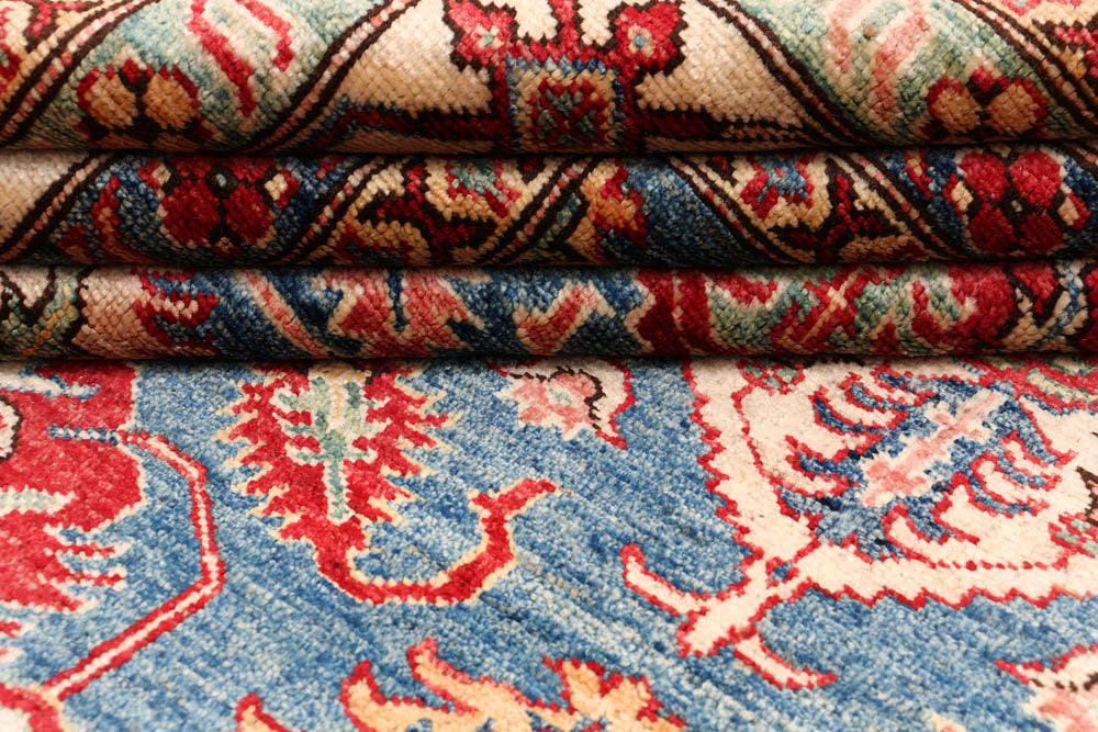 Steel Blue Kazak 6' x 8' 1 - No. 47996 - ALRUG Rug Store