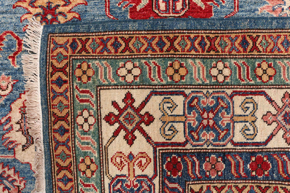 Steel Blue Kazak 6' x 8' 1 - No. 47996 - ALRUG Rug Store