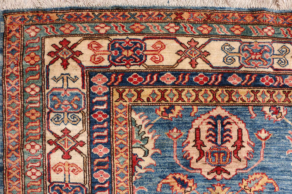 Steel Blue Kazak 6' x 7' 10 - No. 47999 - ALRUG Rug Store